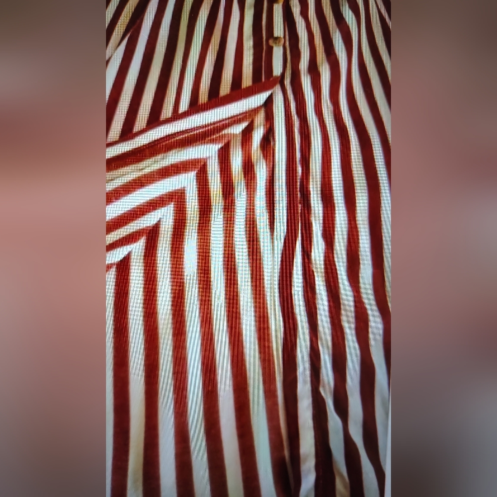 Anthropologie Faithfull The Brand 6 Suki Smocked Zeus Stripe Midi Dress - Picture 7 of 9